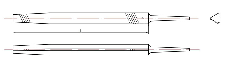 Heavy Taper Saw File